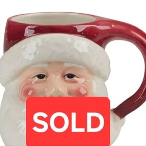 ‼️SOLD‼️Woundershop Set of 2 - 18oz Santa's Secret Mugs New